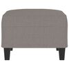 vidaXL Repose-pied Taupe 70x55x41 cm Tissu