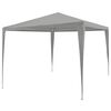 vidaXL Tente de f&ecirc;te Gris clair 300 x 300 x 255 cm PE et acier