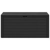 vidaXL Boîte de rangement de jardin Anthracite 116x44x55 cm