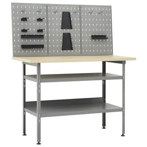 vidaXL &Eacute;tabli avec 3 panneaux muraux