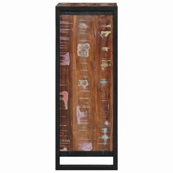 vidaXL Table de chevet 40x30x80 cm bois massif de r&eacute;cup&eacute;ration