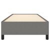 vidaXL Cadre de lit sans matelas gris foncé 100x200 cm tissu
