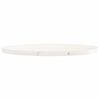 vidaXL Dessus de table rond blanc &Oslash;90x3 cm bois de pin massif