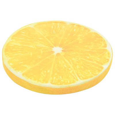 vidaXL Coussin 2 pcs Imprimé fruits Orange
