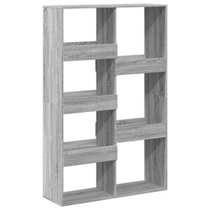 vidaXL Biblioth&egrave;que sonoma gris 100x33x155,5 cm bois d'ing&eacute;nierie