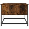 vidaXL Table basse ch&ecirc;ne fum&eacute; 100x51x40 cm bois d'ing&eacute;nierie