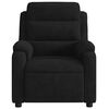 vidaXL Fauteuil inclinable noir velours