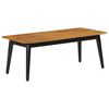 vidaXL Table basse 110x50x40 cm bois massif de manguier et fer