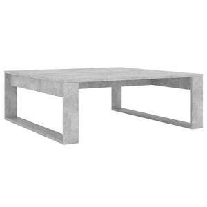 vidaXL Table basse Gris b&eacute;ton 100x100x35 cm Bois d'ing&eacute;nierie