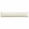 vidaXL Coussins de canap&eacute; 2 pcs Cr&egrave;me 200 x 40 cm