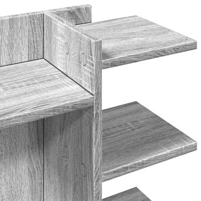 vidaXL Organisateur de bureau sonoma gris 42x21,5x42cm bois ingénierie