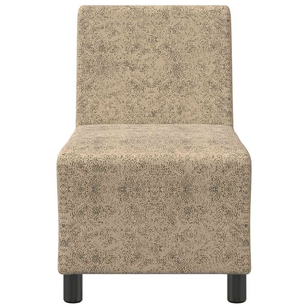 vidaXL | Fauteuil | Gris clair 55 x 74 x 82 cm Cuir su&eacute;d&eacute; faux