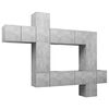 vidaXL Ensemble de meubles TV 10 pcs Gris b&eacute;ton Bois d'ing&eacute;nierie