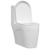 vidaXL Si&egrave;ge de toilette Blanc 48 x 36,5 x 4,5 cm Polypropyl&egrave;ne