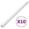 vidaXL Goulotte de c&acirc;ble 100x60 mm 10 m PVC