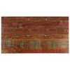 vidaXL Dessus de table 120x60x1,5cm rectangulaire bois massif r&eacute;cup&eacute;r&eacute;