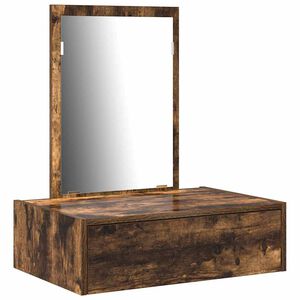 vidaXL Table de Toilette Marron 60 x 40 x 70 cm Bois d'ing&eacute;nierie