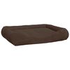 vidaXL Coussin avec oreillers pour chien Marron 89x75x19 cm Tissu