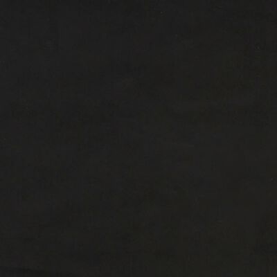 vidaXL Cadre de lit Noir 180 x 200 cm Velours