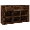 vidaXL Buffet Ch&ecirc;ne fum&eacute; 100x30x59,5 cm Bois d'ing&eacute;nierie