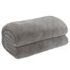 vidaXL Couverture lest&eacute;e avec housse Gris 135x200 cm 10 kg Tissu