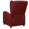 vidaXL Fauteuil de massage Rouge bordeaux Tissu