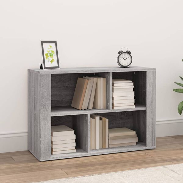 vidaXL Buffet Sonoma gris 80x30x54 cm Bois d'ing&eacute;nierie