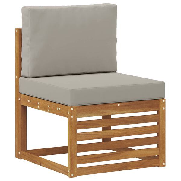 vidaXL Ensemble de canap&eacute; d'angle 10 pcs Gris Naturel et Clair