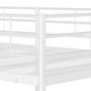VidaXL Lit superpos&eacute; sans matelas blanc 107x203 cm acier