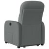 vidaXL Fauteuil inclinable &eacute;lectrique gris fonc&eacute; tissu