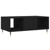 vidaXL Table basse Noir 90x50x36,5 cm Bois d'ing&eacute;nierie