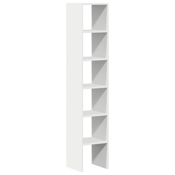 vidaXL Bibliothèques 2 pcs empilable blanc 30x30x80 cm bois ingénierie