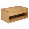 vidaXL Table basse SAUDA ch&ecirc;ne 99x55x45 cm bois de pin massif
