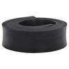 vidaXL Bordure en caoutchouc de chasse-neige noir 180x10x2 cm