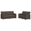 vidaXL Ensemble de Canap&eacute;s 2 pcs Gris Simili cuir