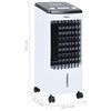 vidaXL Refroidisseur d&rsquo;air mobile 2 en 1 80 W