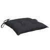 vidaXL Coussins de palette lot de 4 noir 50x50x7 cm tissu oxford