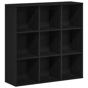 vidaXL Biblioth&egrave;que en ch&ecirc;ne noir 98 x 29 x 97,5 cm bois d'ing&eacute;nierie