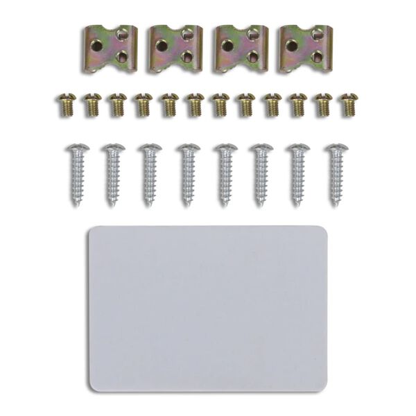 vidaXL Verrouillage central de porti&egrave;re auto 2 cl&eacute;s et 4 moteurs 12 V