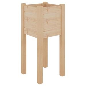 vidaXL Jardini&egrave;re d'ext&eacute;rieur 31x31x70 cm bois de pin massif