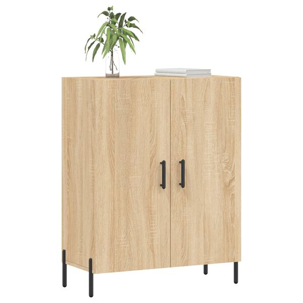 vidaXL Buffet ch&ecirc;ne sonoma 69,5x34x90 cm bois d'ing&eacute;nierie
