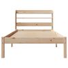vidaXL Cadre de lit sans matelas 75x190 cm bois de pin massif