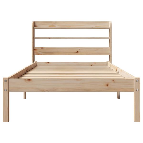 vidaXL Cadre de lit sans matelas 75x190 cm bois de pin massif