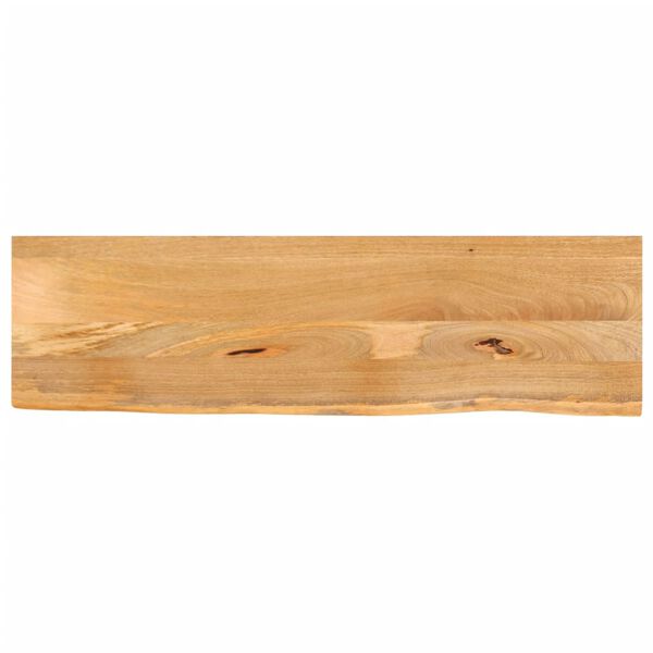 vidaXL Dessus de table &agrave; bord vivant 100x30x3,8cm bois massif manguier