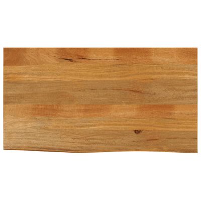 vidaXL Dessus de table à bord vivant 110x60x3,8cm bois massif manguier