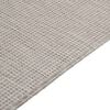 vidaXL Tapis à tissage plat d'extérieur 160x230 cm gris clair