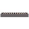 vidaXL Cadre de lit ottoman sans matelas gris 80x200 cm similicuir
