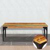 vidaXL Table basse 100x60x35 cm Bois de r&eacute;cup&eacute;ration solide