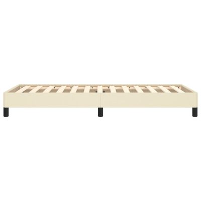 vidaXL Cadre de lit sans matelas crème 80x200 cm similicuir