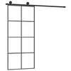 vidaXL Porte coulissante avec kit de quincaillerie 90x205 cm Verre ESG